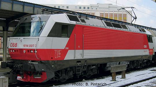 Electric locomotive class 1014 with new logo<br /><a href='images/pictures/Roco/63768.jpg' target='_blank'>Full size image</a>